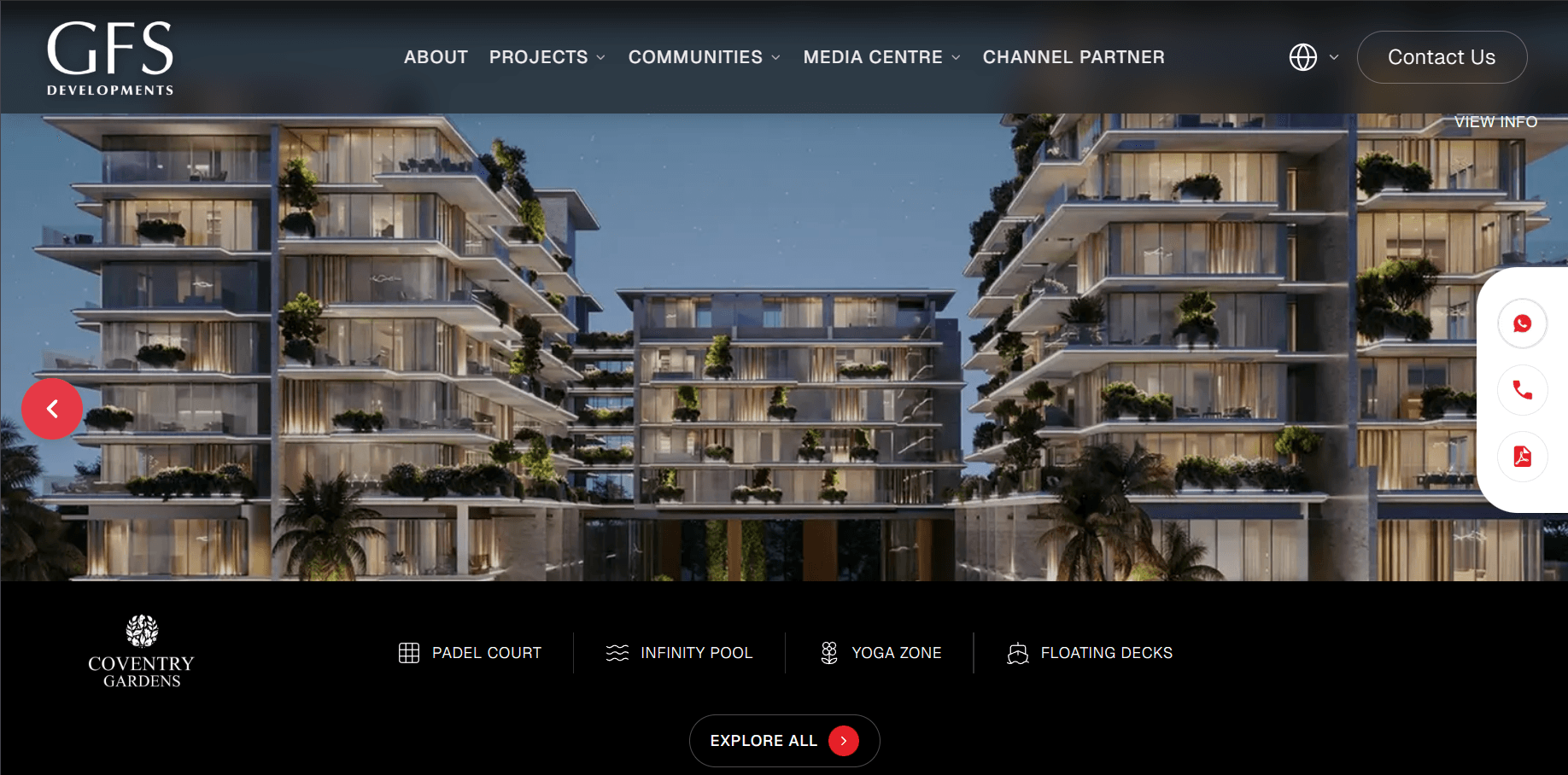 Image of GFS Developments – Luxury Real Estate Showcase Platform