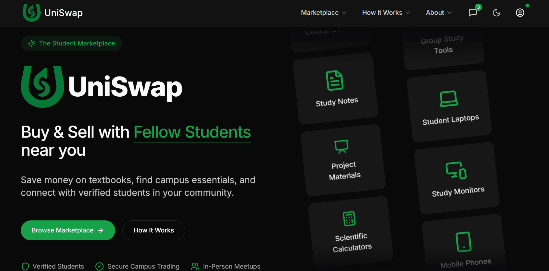 Image of UniSwap – Campus Marketplace for Verified Student Exchanges