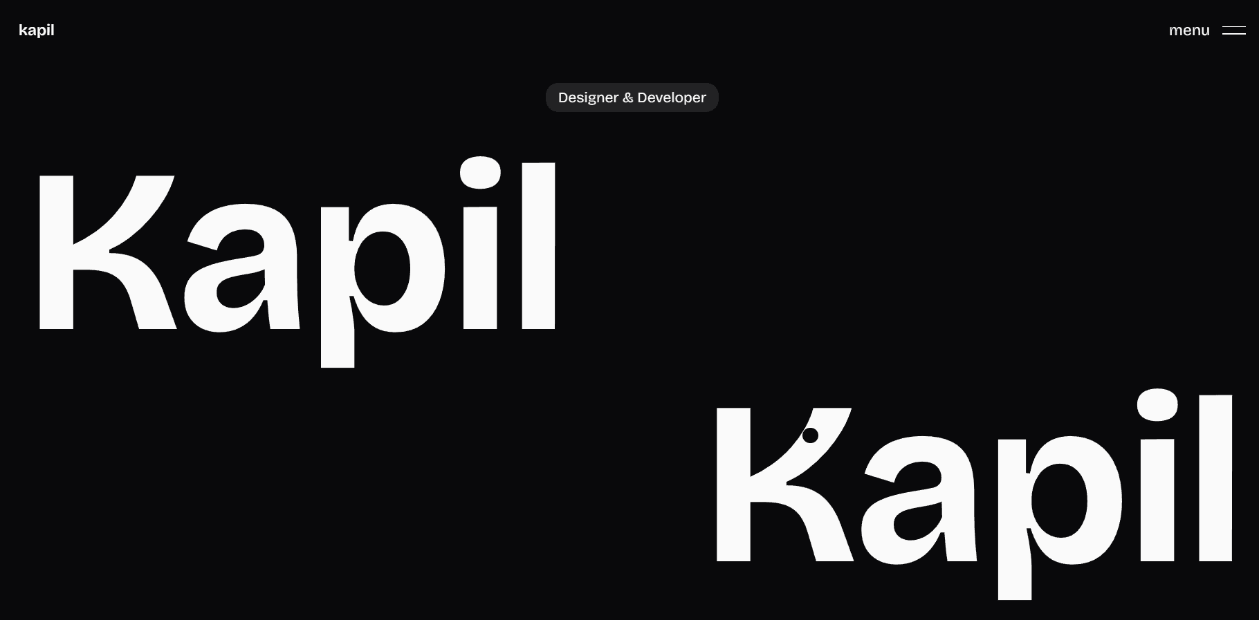 Image of Personal Portfolio Website